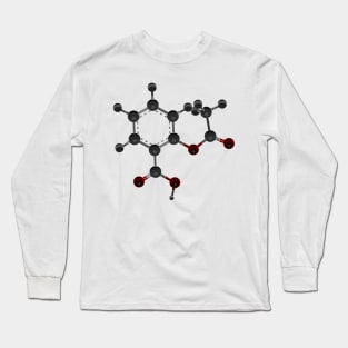 Aspirin Molecule Long Sleeve T-Shirt